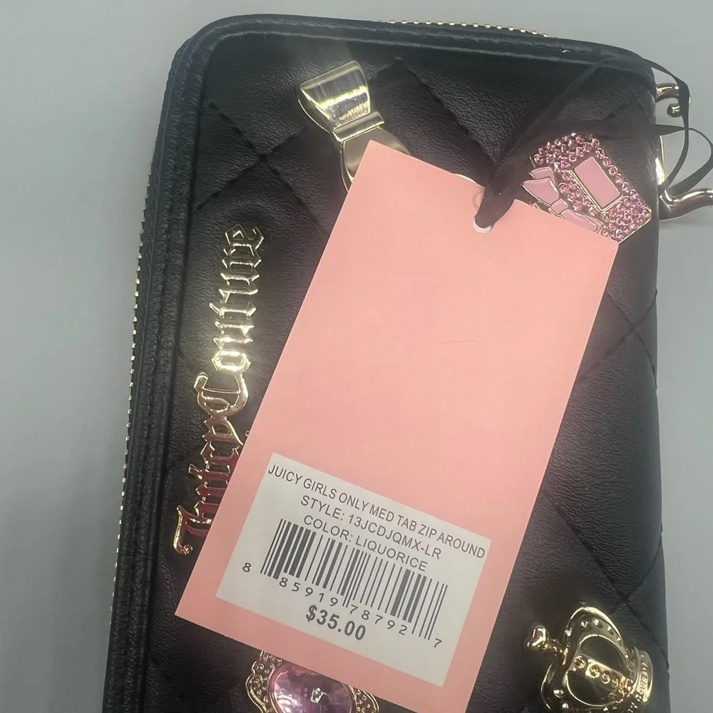 Juicy Couture juicy girls only medium zip around wallet